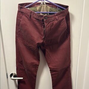 Dockers Burgundy Chinos Versatile Casual Pants